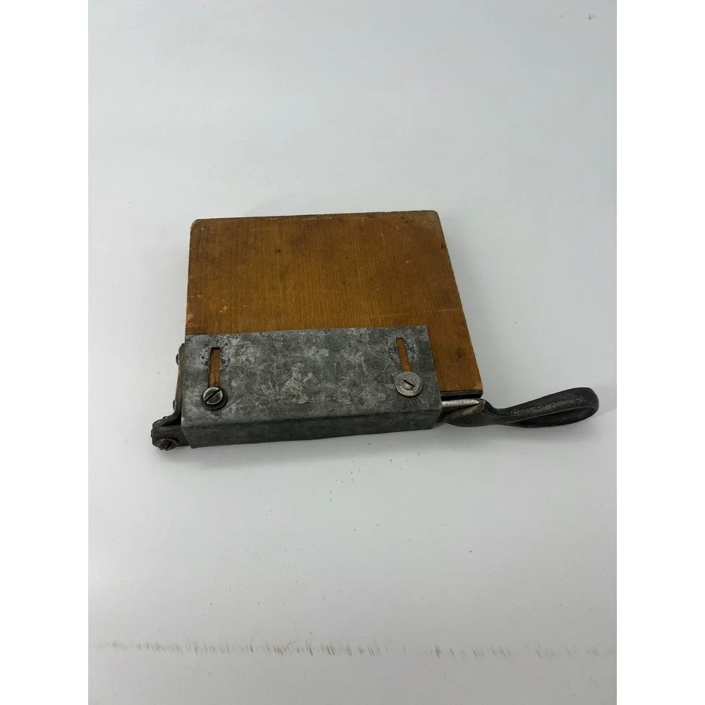 Vintage Kodak Eastman No 1 Trimming Board Antique Wood Paper Cutter Guillotine 5